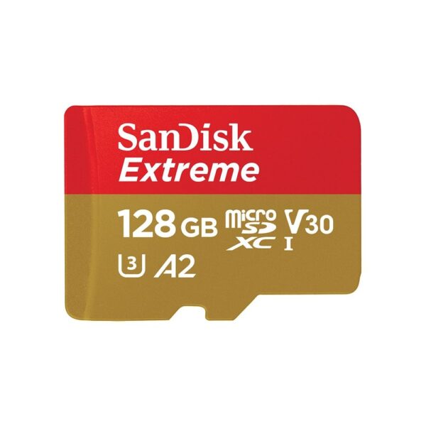 Card de memorie MicroSD, 128 GB, SANDISK EXTREME, 160MB / S, CLASA 10, UHS-3 - iDrones.Ro