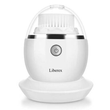 Liberex Egg Vibrant Facial Cleaning Brush (White)