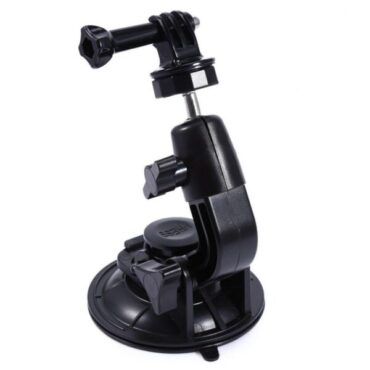 Car suction cup stand + action camera adapter