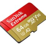 Card de memorie MicroSD, 64 GB, SANDISK EXTREME, 160MB / S, CLASA 10, UHS-1 U3