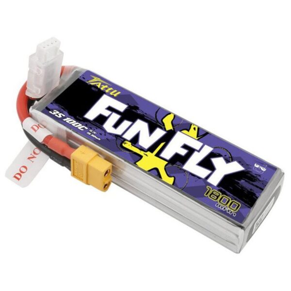Tattu Funfly 1800mAh 11.1V 100C 3S1P XT60 батерия - iDrones.Ro