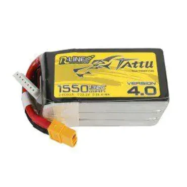 Baterie Tattu R-Line 4.0 1550mAh 22.2V 130C 6S1P, XT60